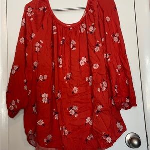Floral Old Navy Blouse XXL